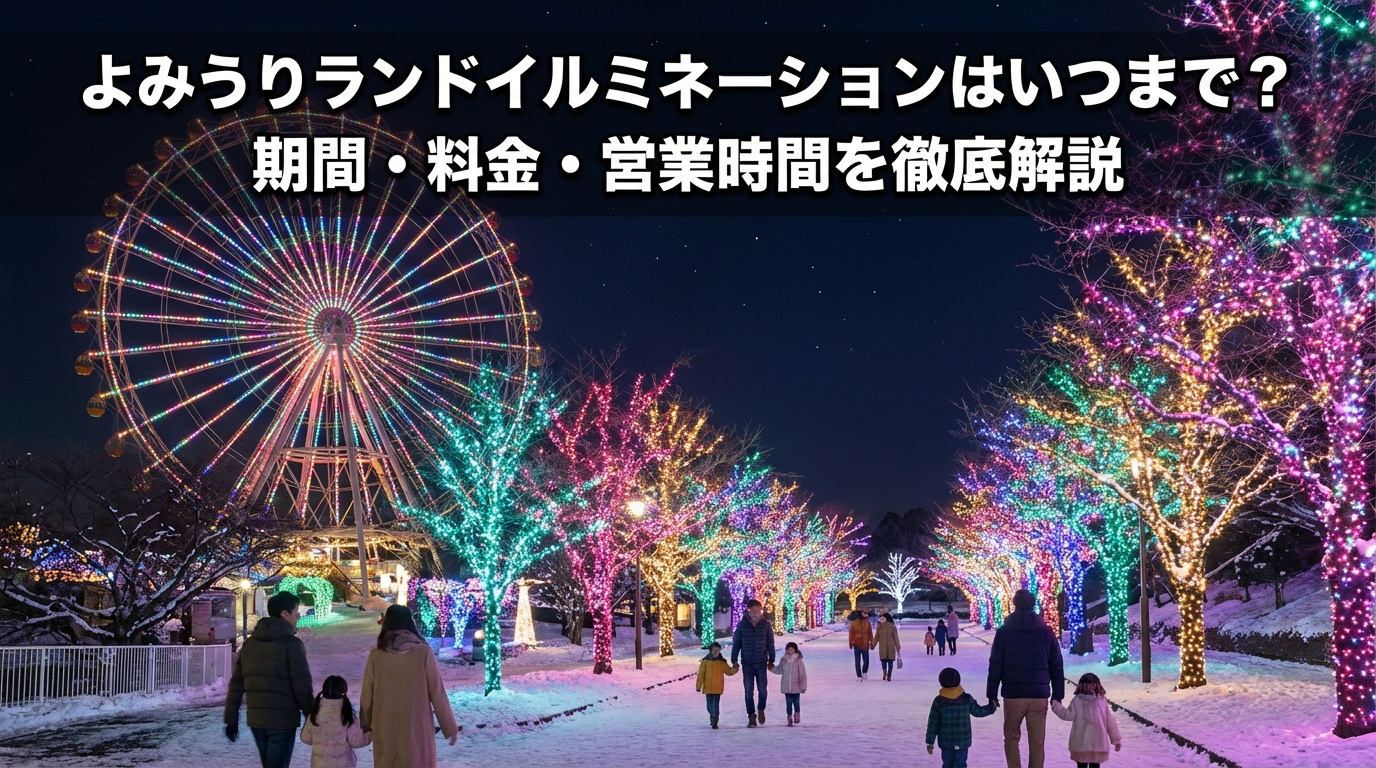 よみうりランド イルミネーション ジュエルミネーションの夜景