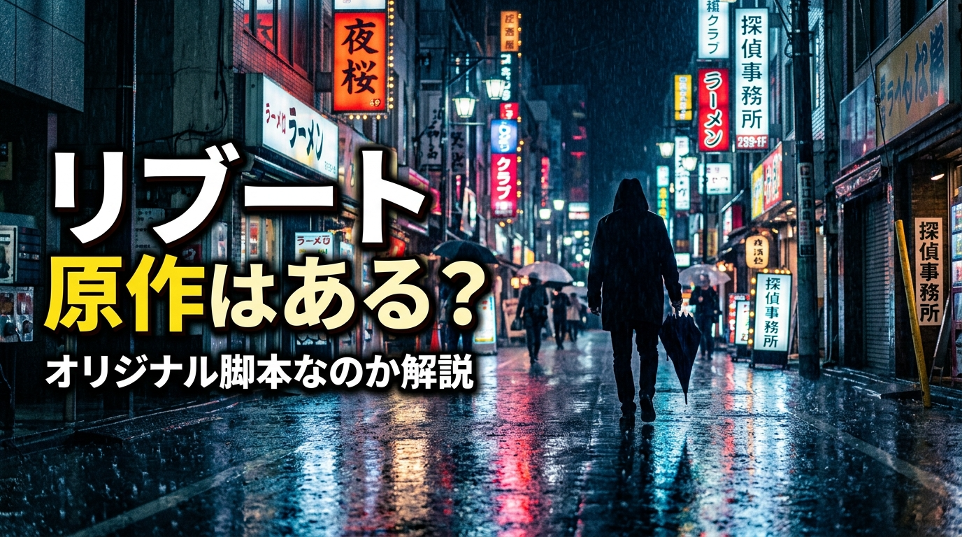 リブート 原作はある オリジナル脚本 ドラマあらすじ