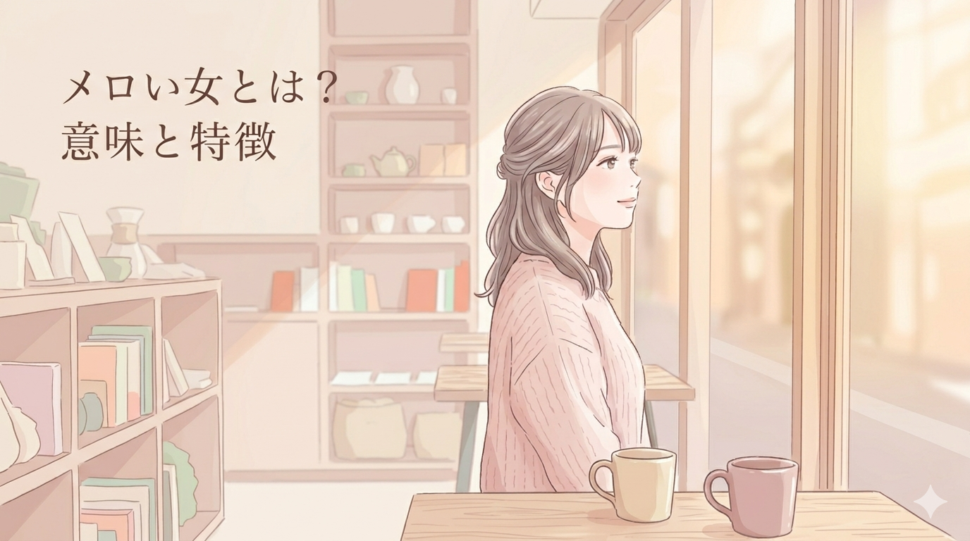メロい女とは何か？意味と特徴をわかりやすく解説したイメージ画像